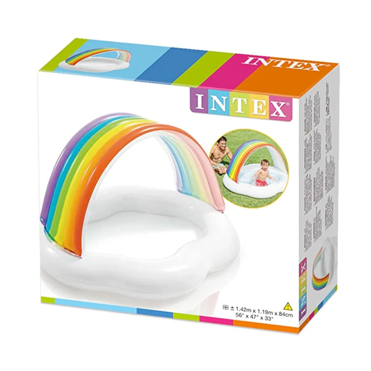 Intex Piscina Baby Rainbow