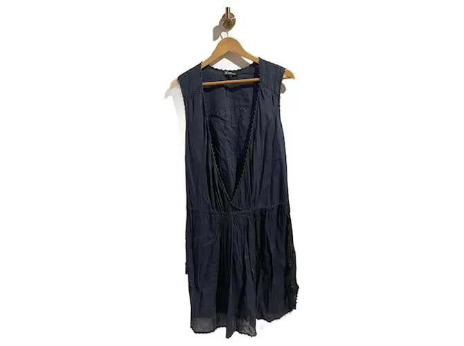 ISABEL MARANT ETOILE Vestidos T.Algodón S Internacional Azul 