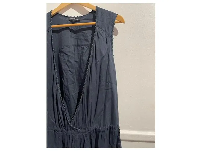 ISABEL MARANT ETOILE Vestidos T.Algodón S Internacional Azul 