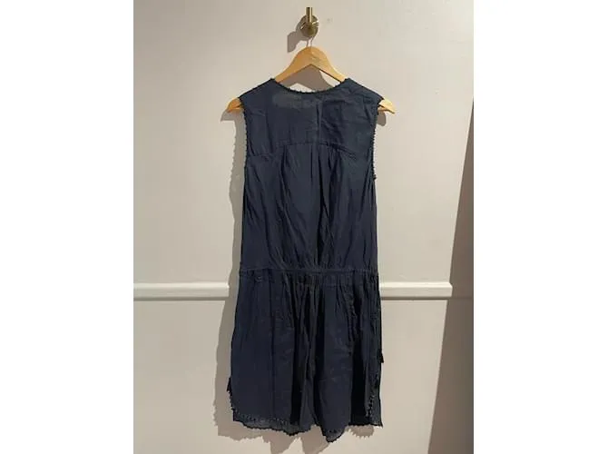ISABEL MARANT ETOILE Vestidos T.Algodón S Internacional Azul 