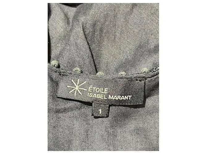ISABEL MARANT ETOILE Vestidos T.Algodón S Internacional Azul 