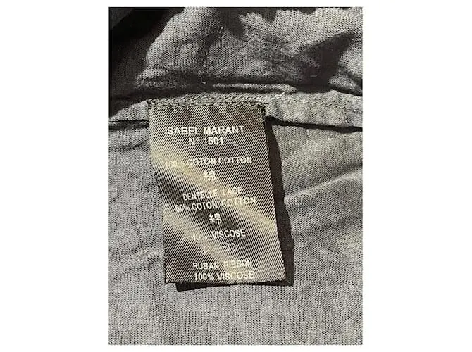 ISABEL MARANT ETOILE Vestidos T.Algodón S Internacional Azul 
