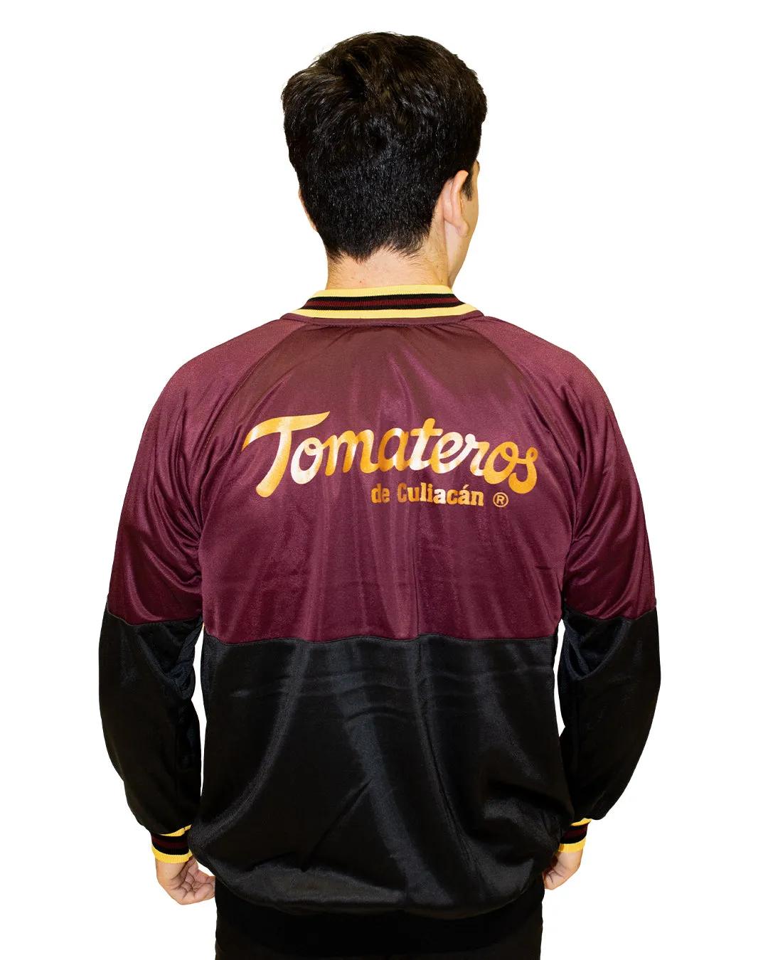 Jacket ALL Guinda Con Negro TC Dorado Caballero