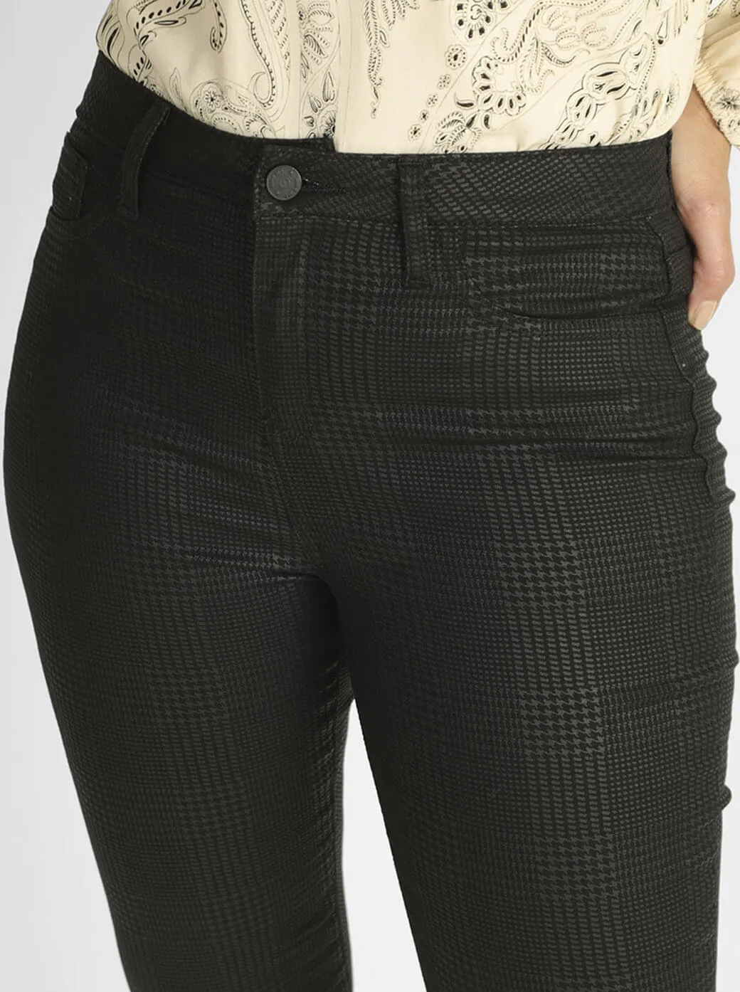 Jeans negro recto Why me
