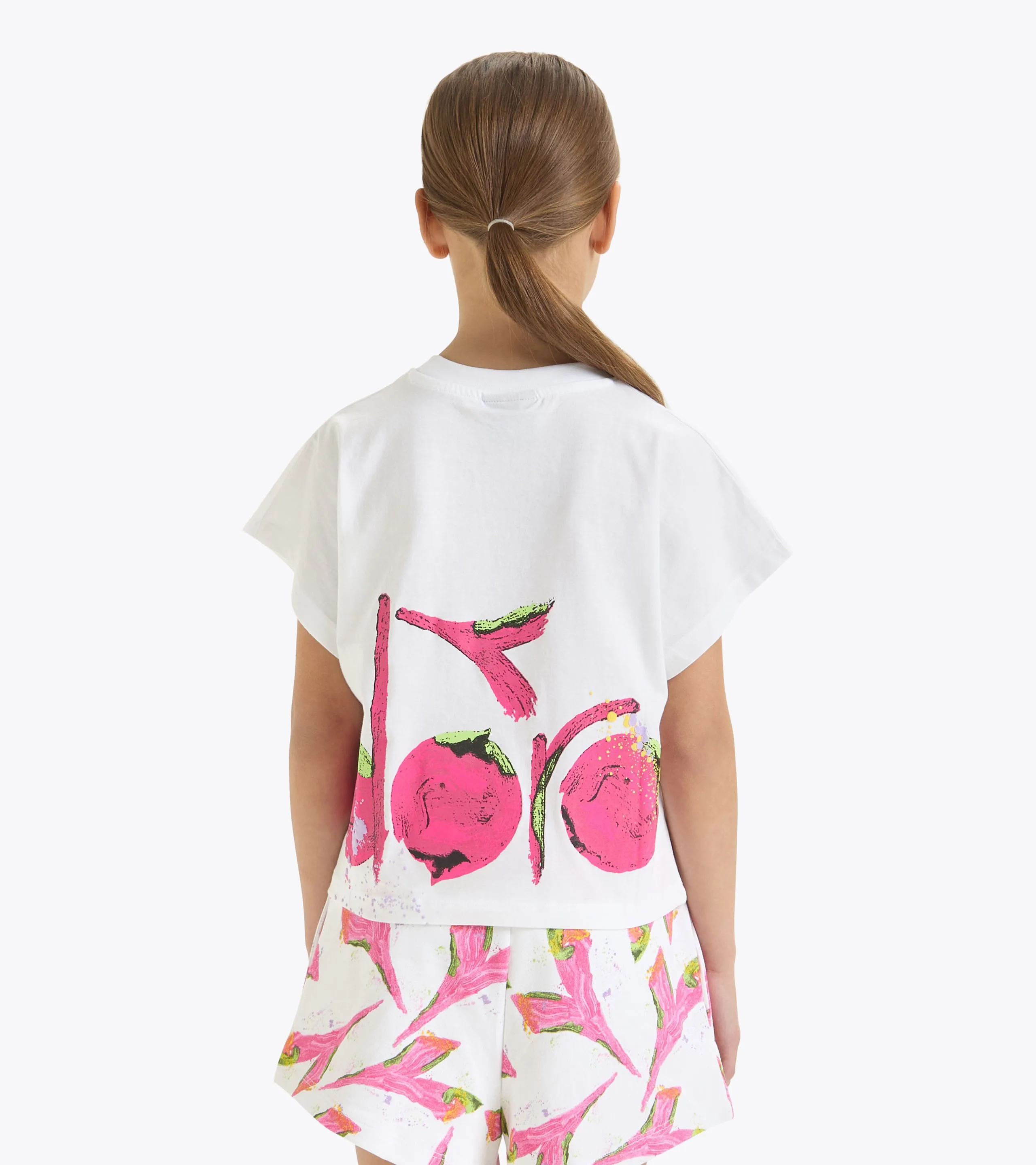 JG. TSHIRT PAINT LOGO CAMISETA DE ALGOD&OACUTE;N  CORTE BOXY  NI&NTILDE;A