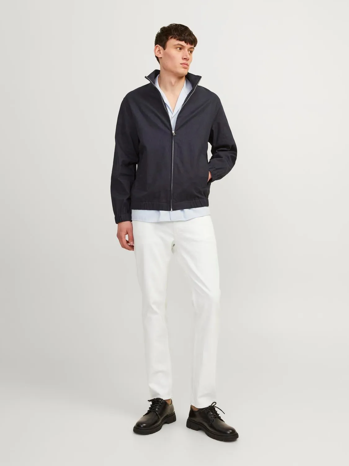 JJICLARK JJEVAN AM 095 SN Vaqueros Corte regular | Blanco | Jack & Jones®