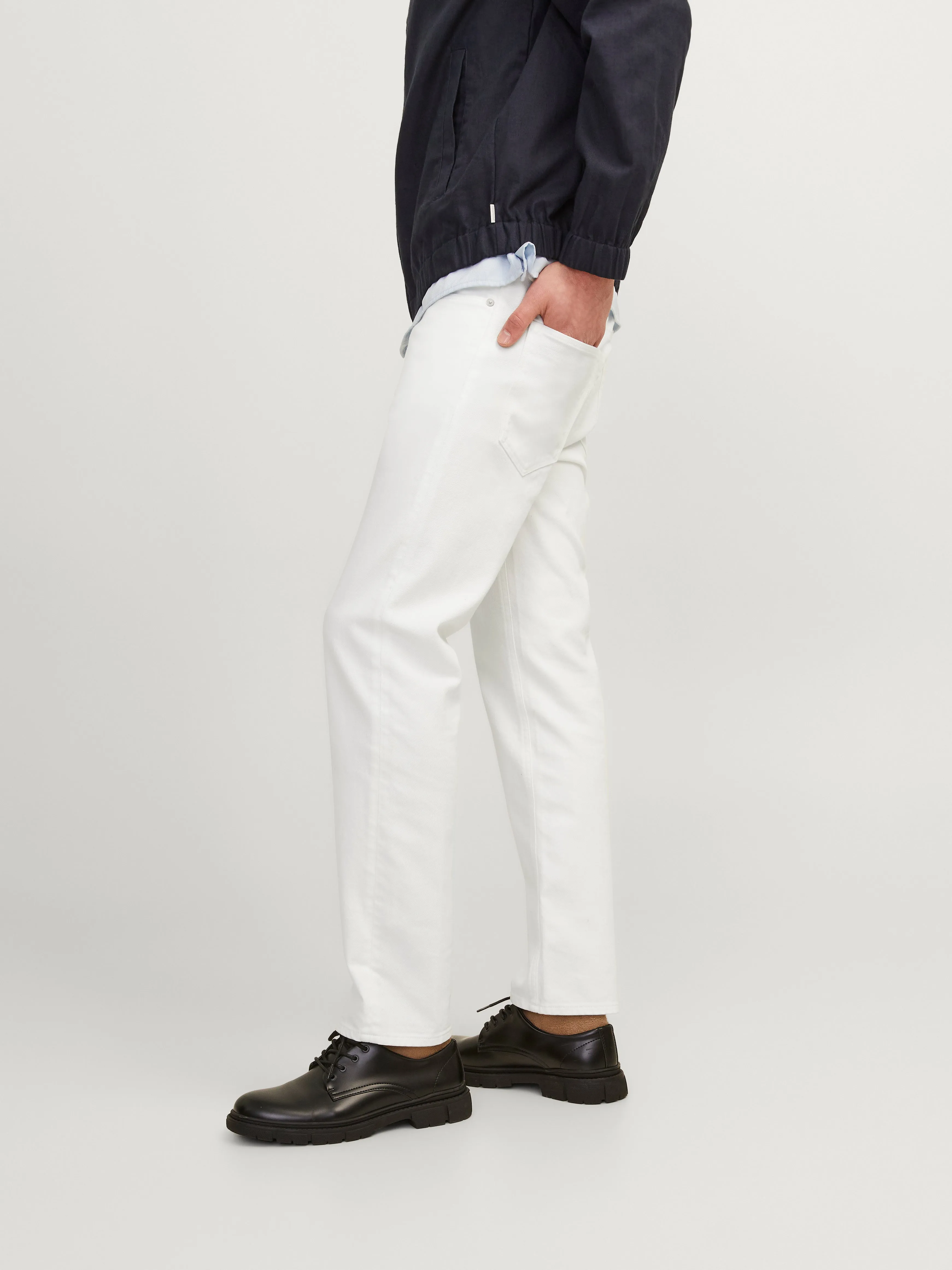 JJICLARK JJEVAN AM 095 SN Vaqueros Corte regular | Blanco | Jack & Jones®