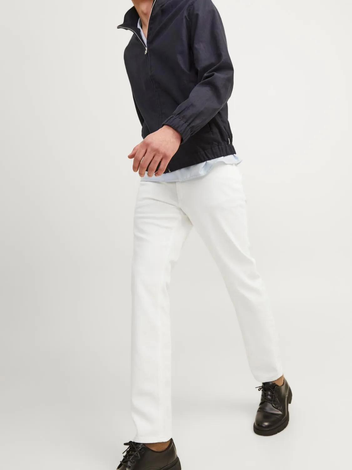 JJICLARK JJEVAN AM 095 SN Vaqueros Corte regular | Blanco | Jack & Jones®
