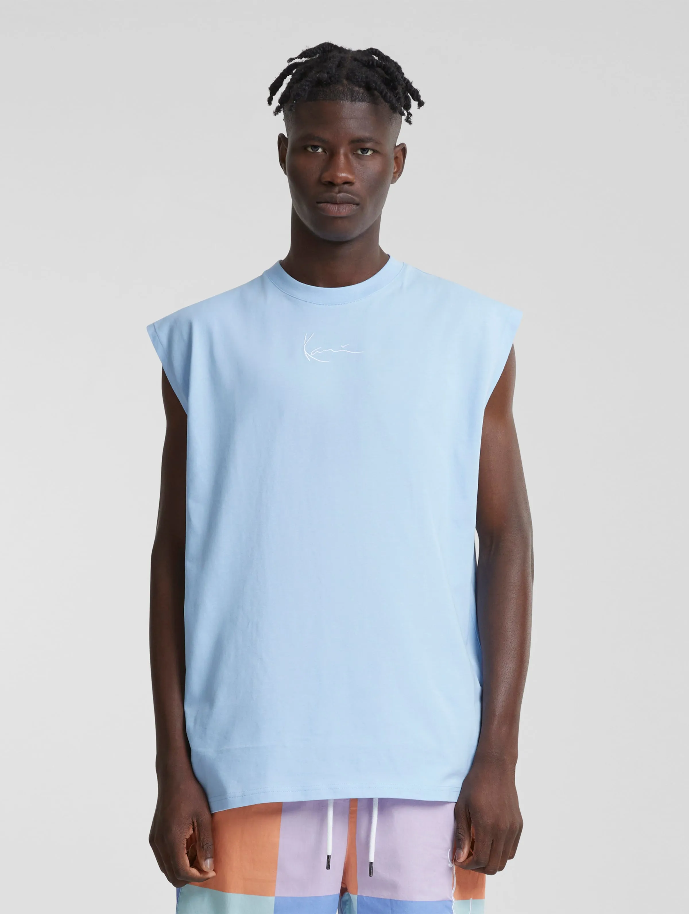 KARL KANI KARL KANI SMALL SIGNATURE ESSENTIAL SLEEVELESS TSHIRTS