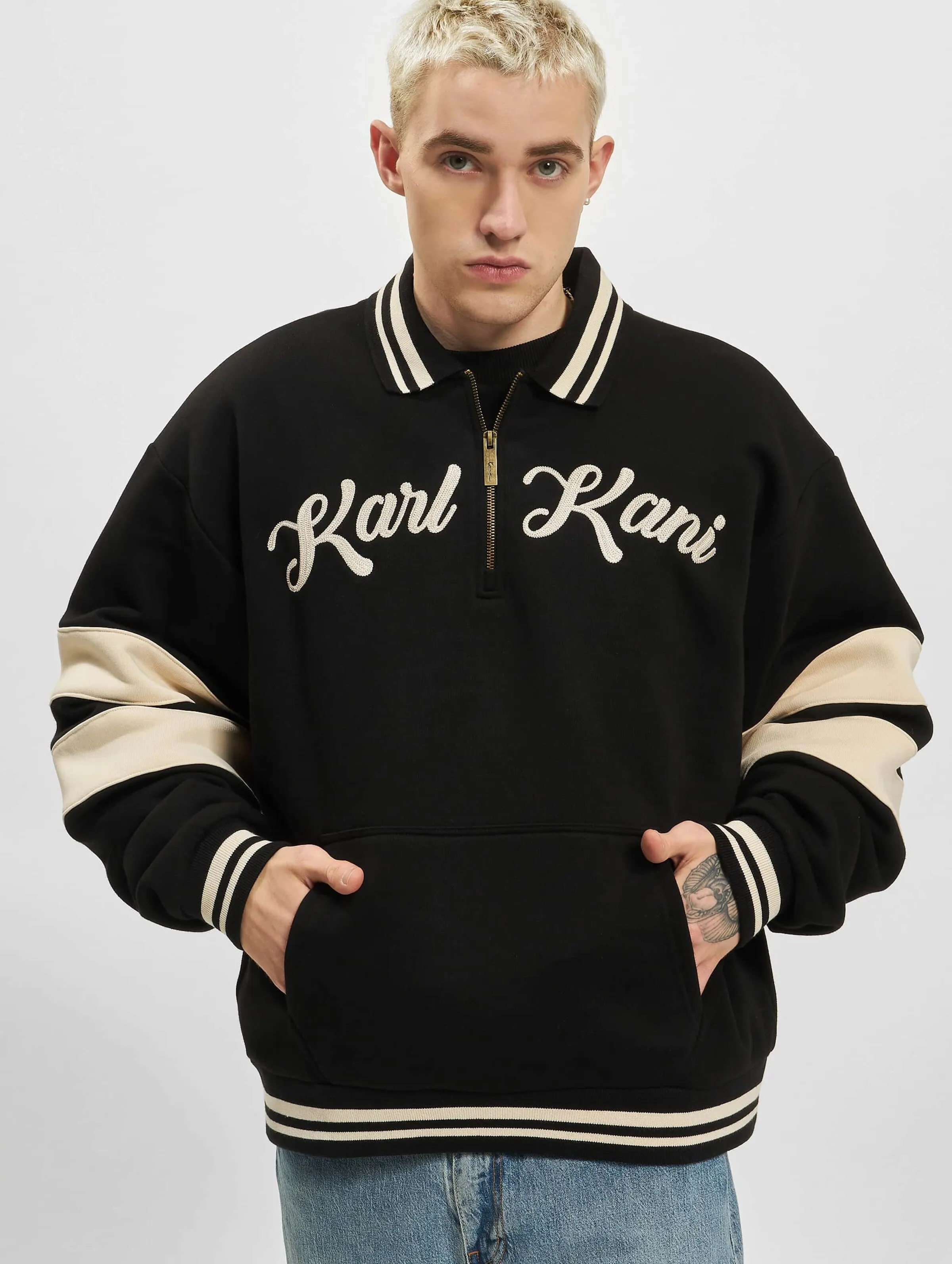 Karl Kani KK Script OS Half Zip