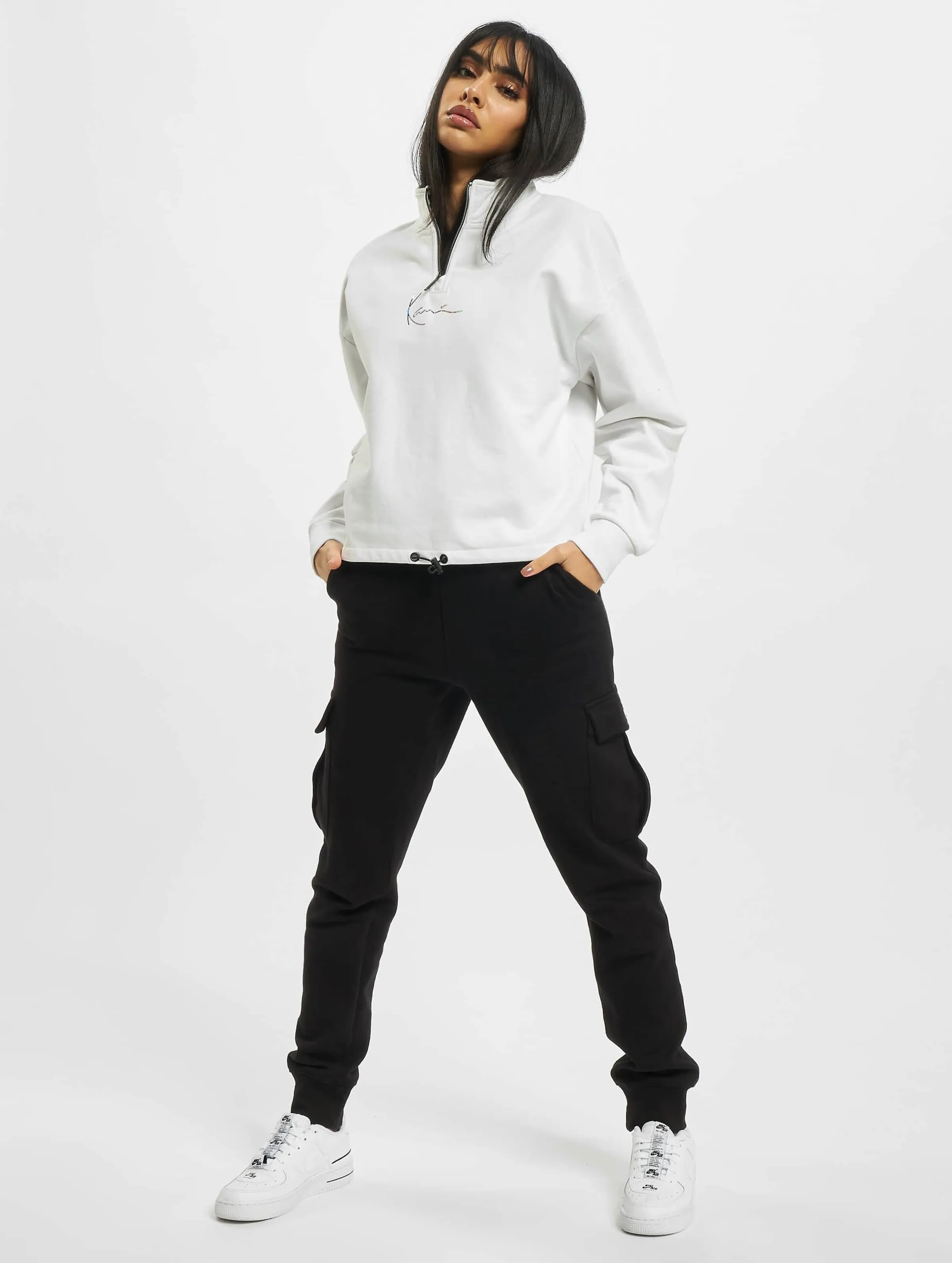 Karl Kani KKWQ42006WHT Small Signature Troyer white