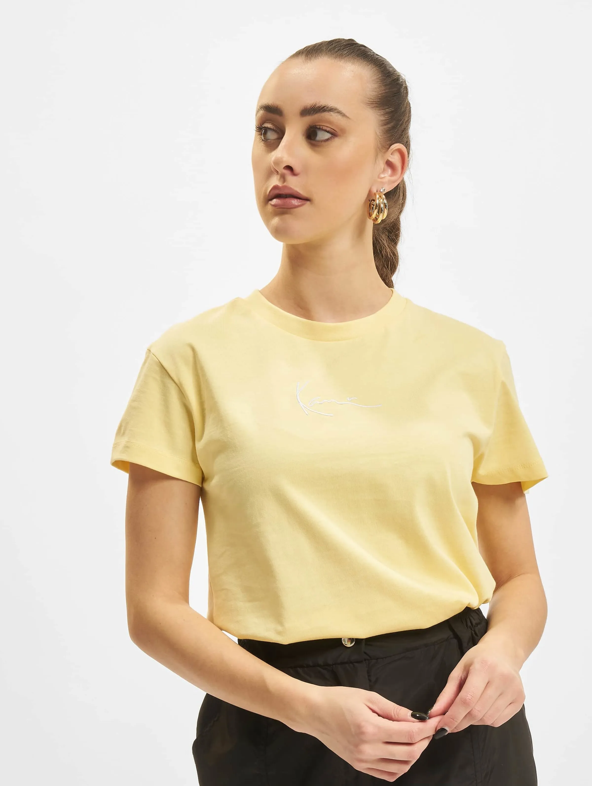 Karl Kani Small Signature Tee light yellow