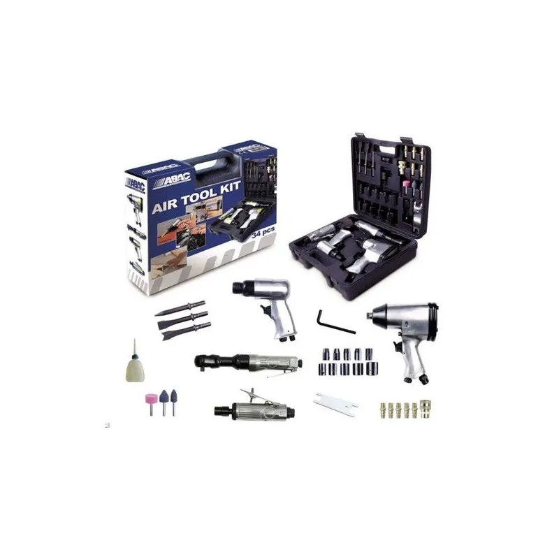 Kit de herramientas neumáticas Air Tool 34 piezas