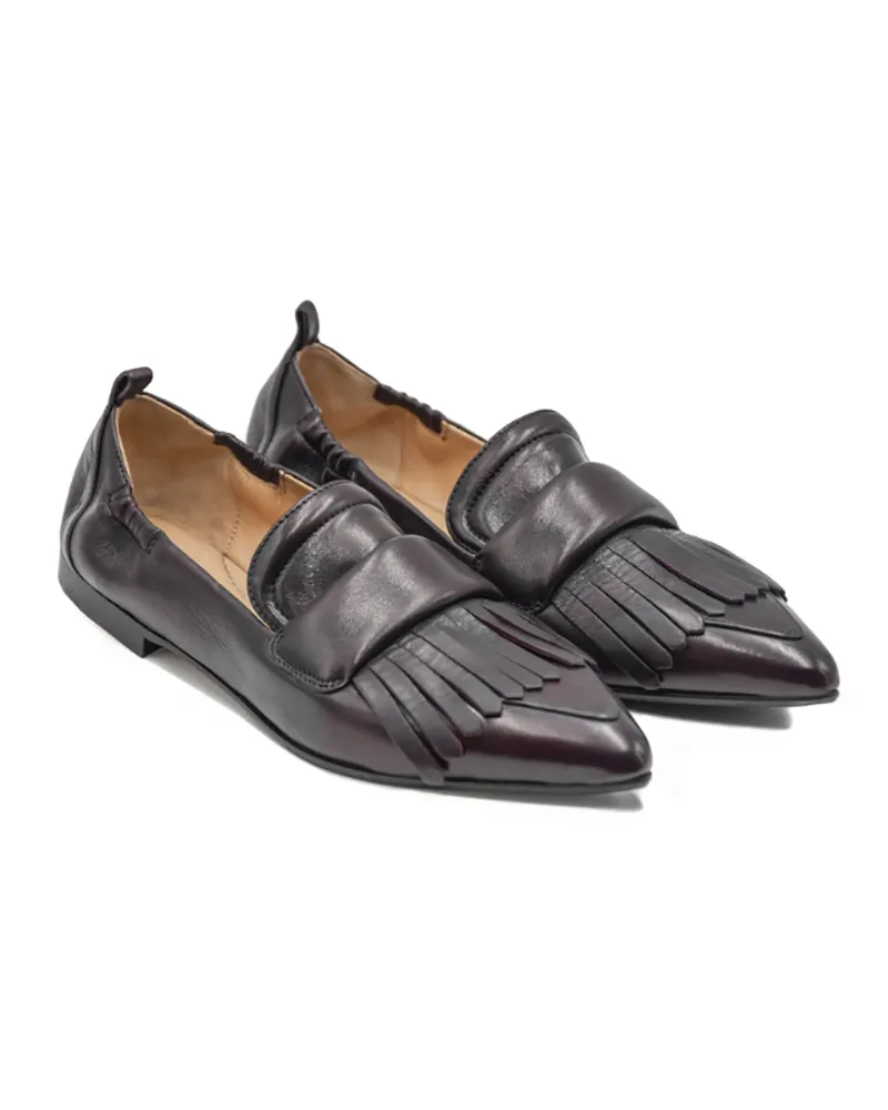 KOPIE VON POMME D'OR  0813 NERO  MOCASSINO IN PELLE DONNA