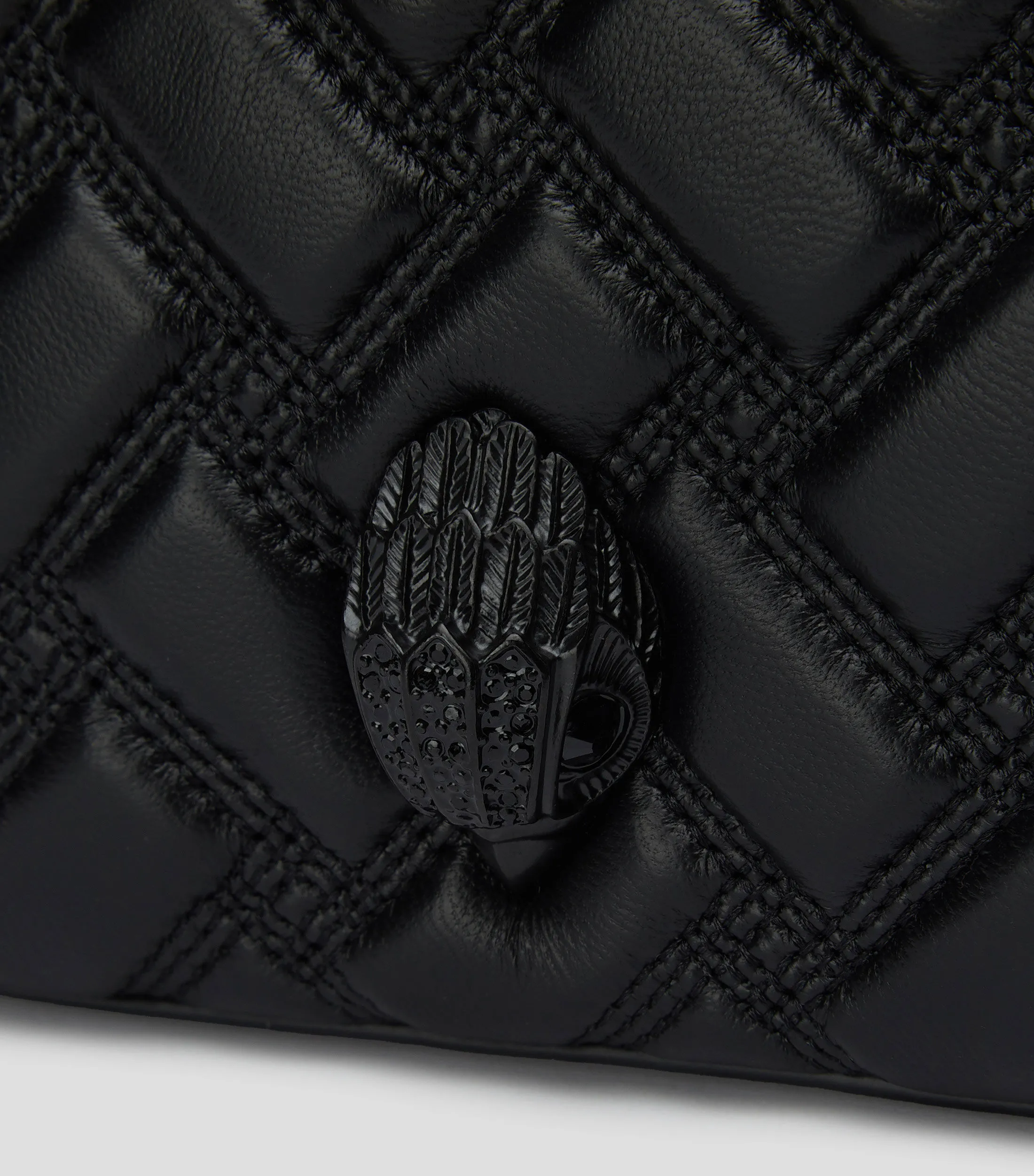 Kurt Geiger Bolso crossbody en piel capitoneado Kensington Mujer