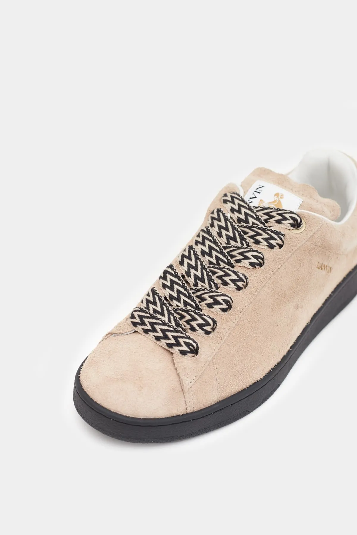 LANVIN LIGHT BROWN CURB LITE SNEAKERS