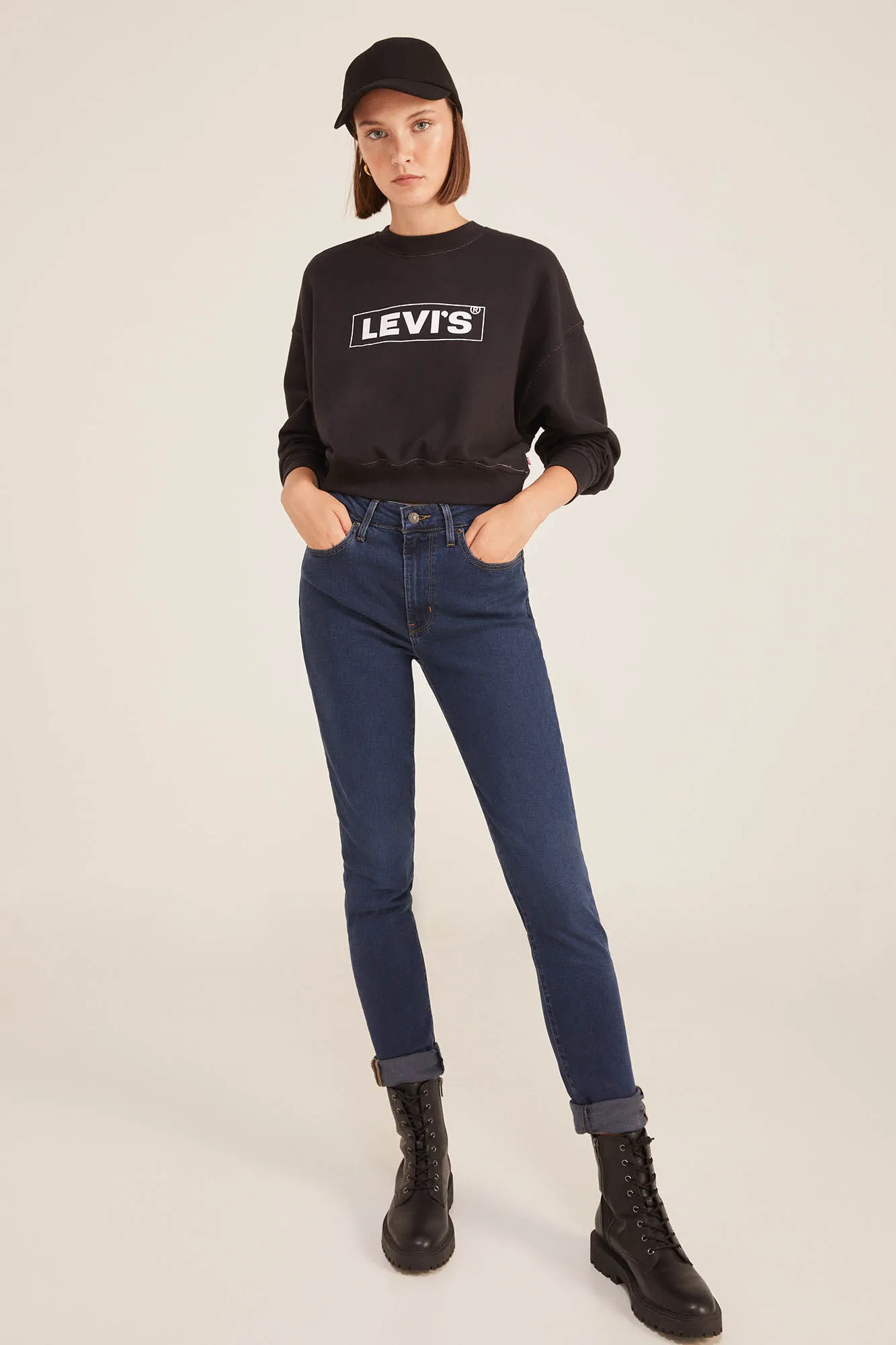 Levi's Jeans Skinny Tiro Alto
