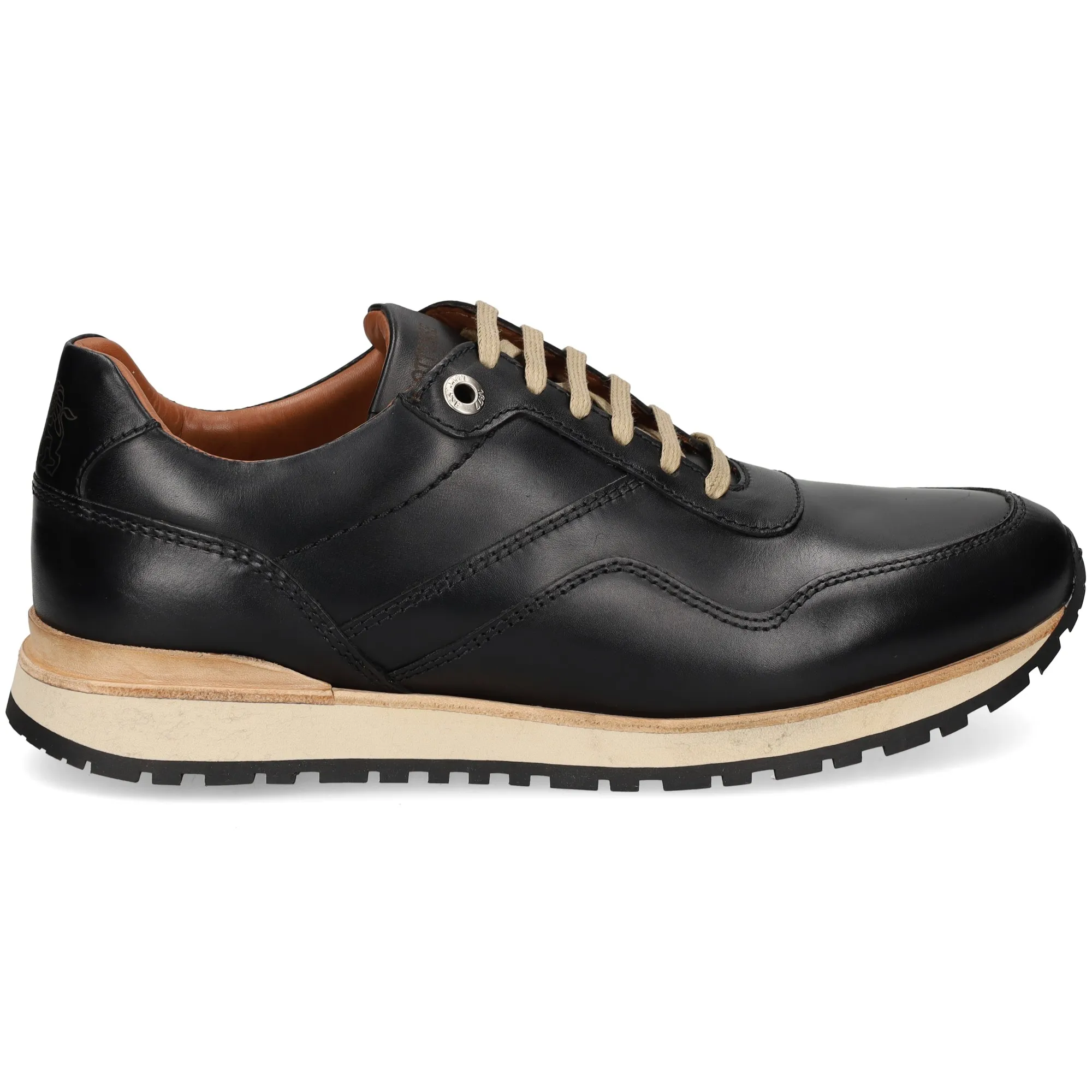 LOTTUSSE Zapatillas de Hombre 008 NEGRO