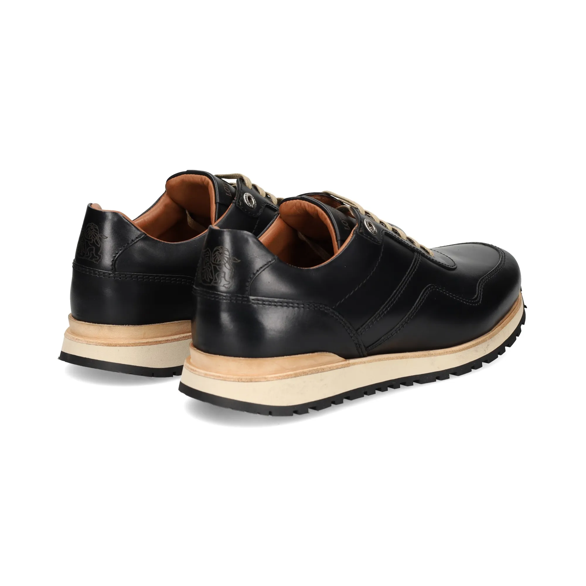 LOTTUSSE Zapatillas de Hombre 008 NEGRO