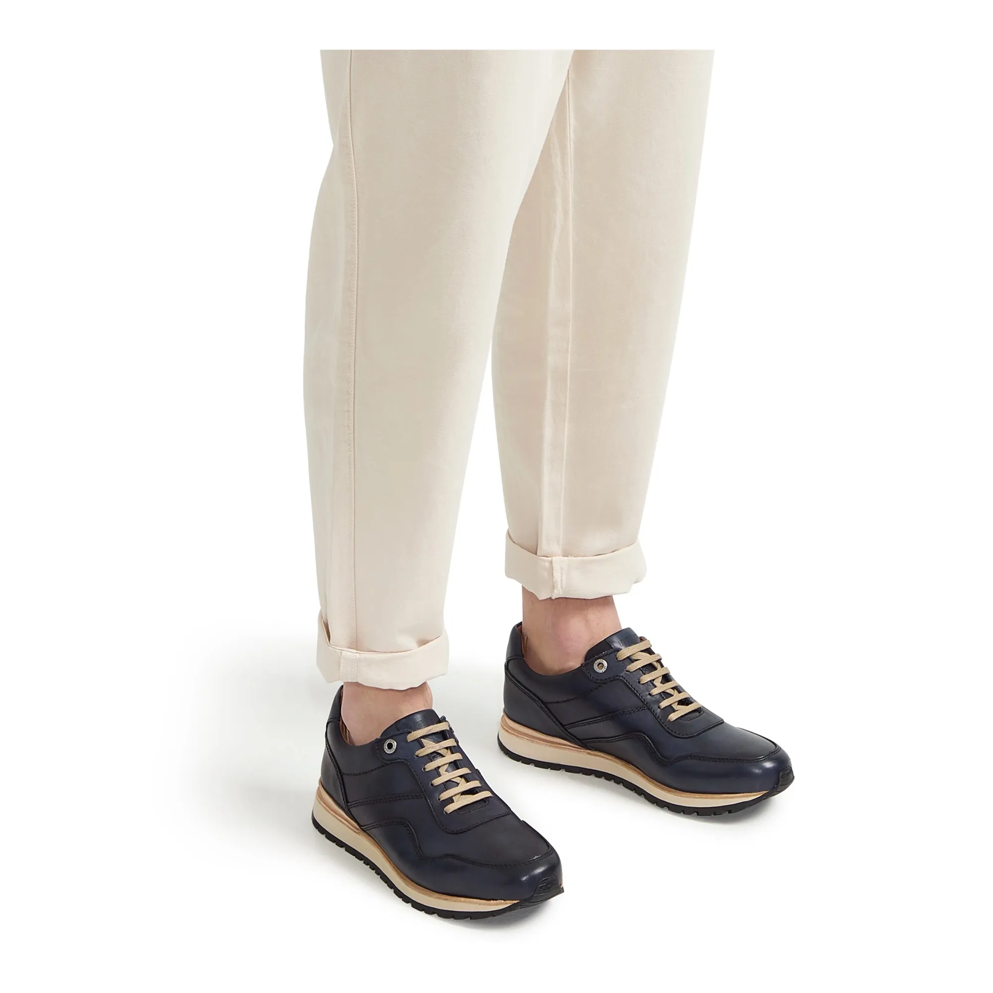 LOTTUSSE Zapatillas de Hombre 008 NEGRO