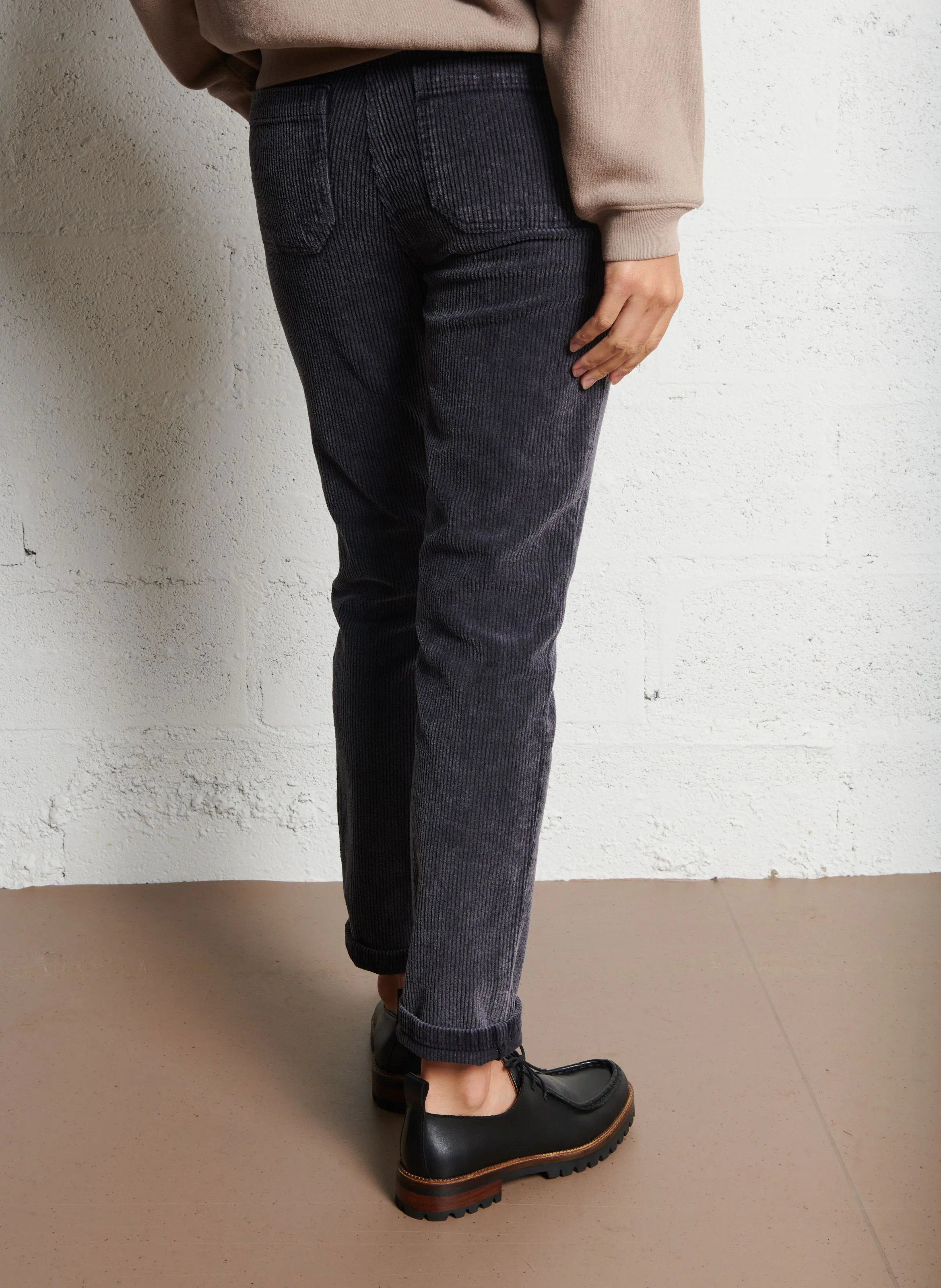 MAISON 123 NALLA  PANTALóN CHINO DE MEZCLA DE ALGODóN EN GRIS