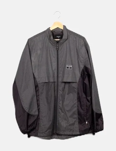 Man Chaqueta gris básica
