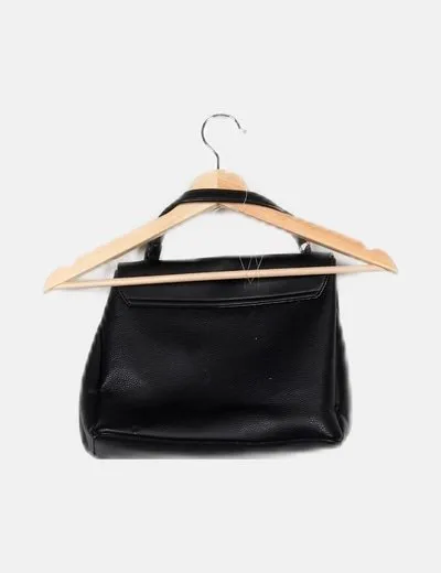 Mango Bolso negro textura
