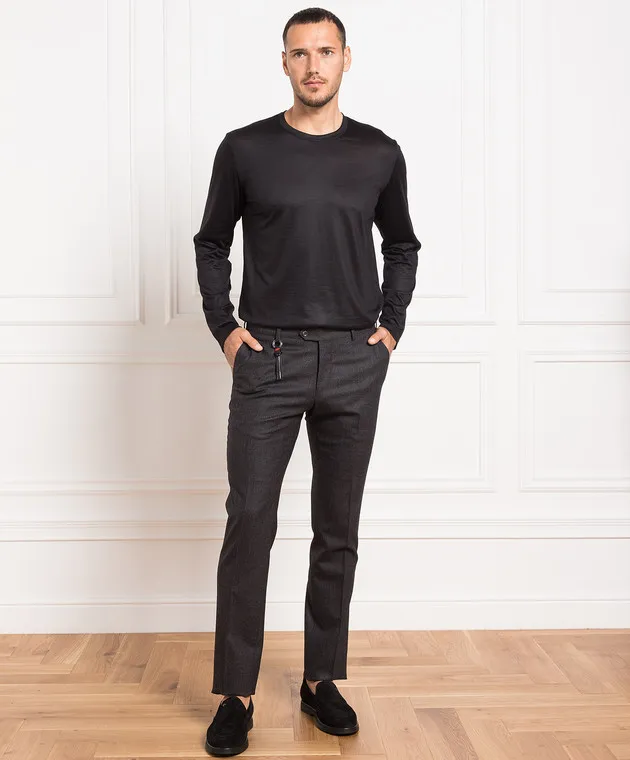 Marco Pescarolo Black cashmere longsleeve