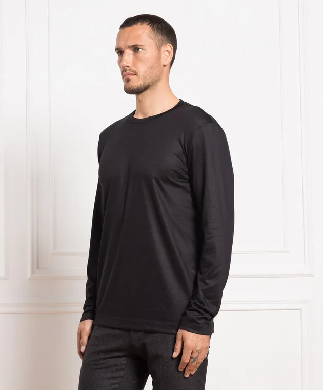 Marco Pescarolo Black cashmere longsleeve