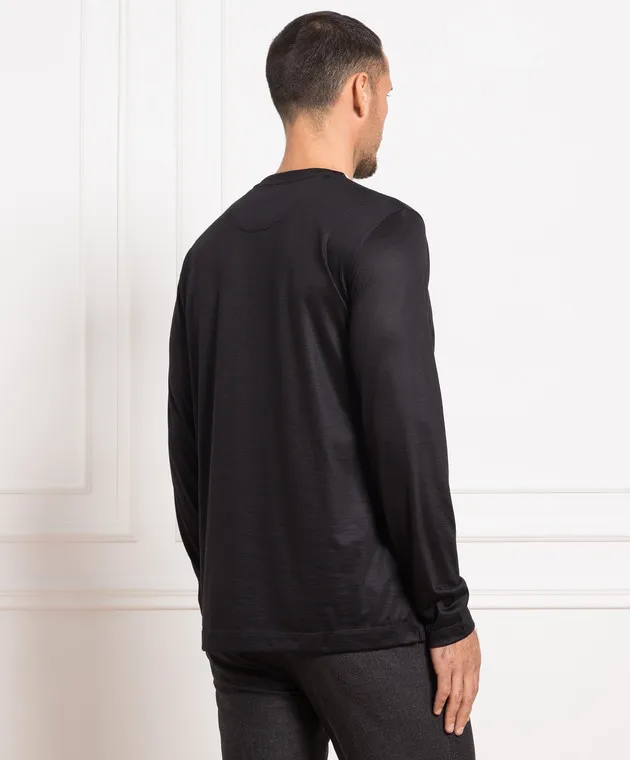 Marco Pescarolo Black cashmere longsleeve