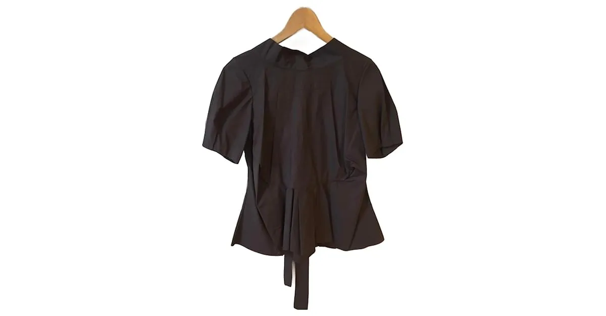 MARNI Tops Camiseta.Algodón S Internacional Castaño 