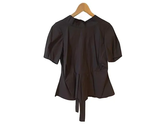 MARNI Tops Camiseta.Algodón S Internacional Castaño 