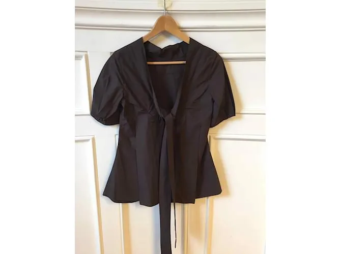 MARNI Tops Camiseta.Algodón S Internacional Castaño 