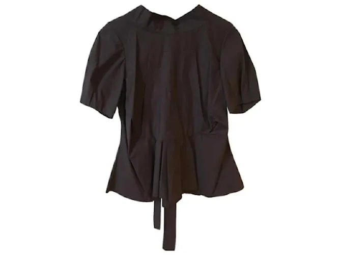 MARNI Tops Camiseta.Algodón S Internacional Castaño 