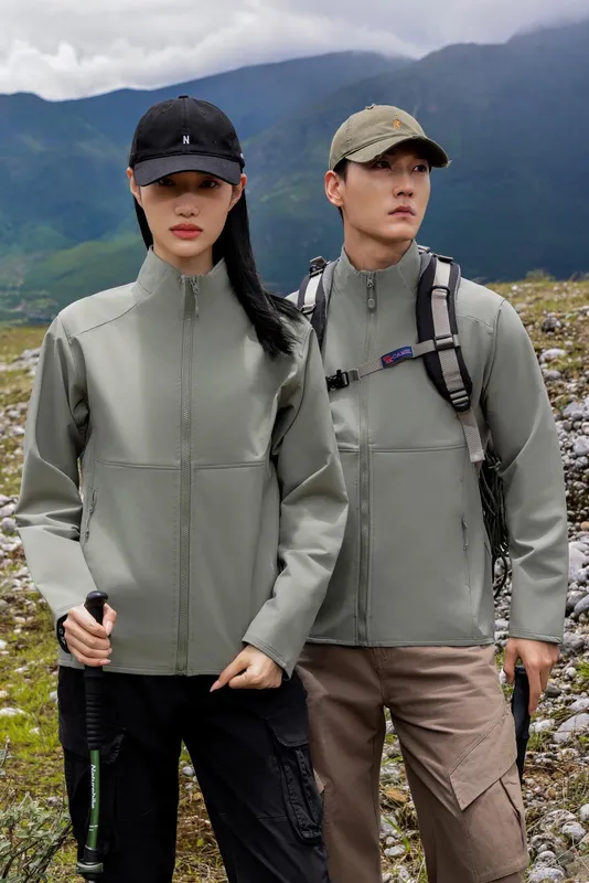 Men Women cremallera chaqueta al aire libre chaquetas impermeables a impermeables