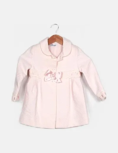 Miranda es cosa de niños Abrigo rosa lazo