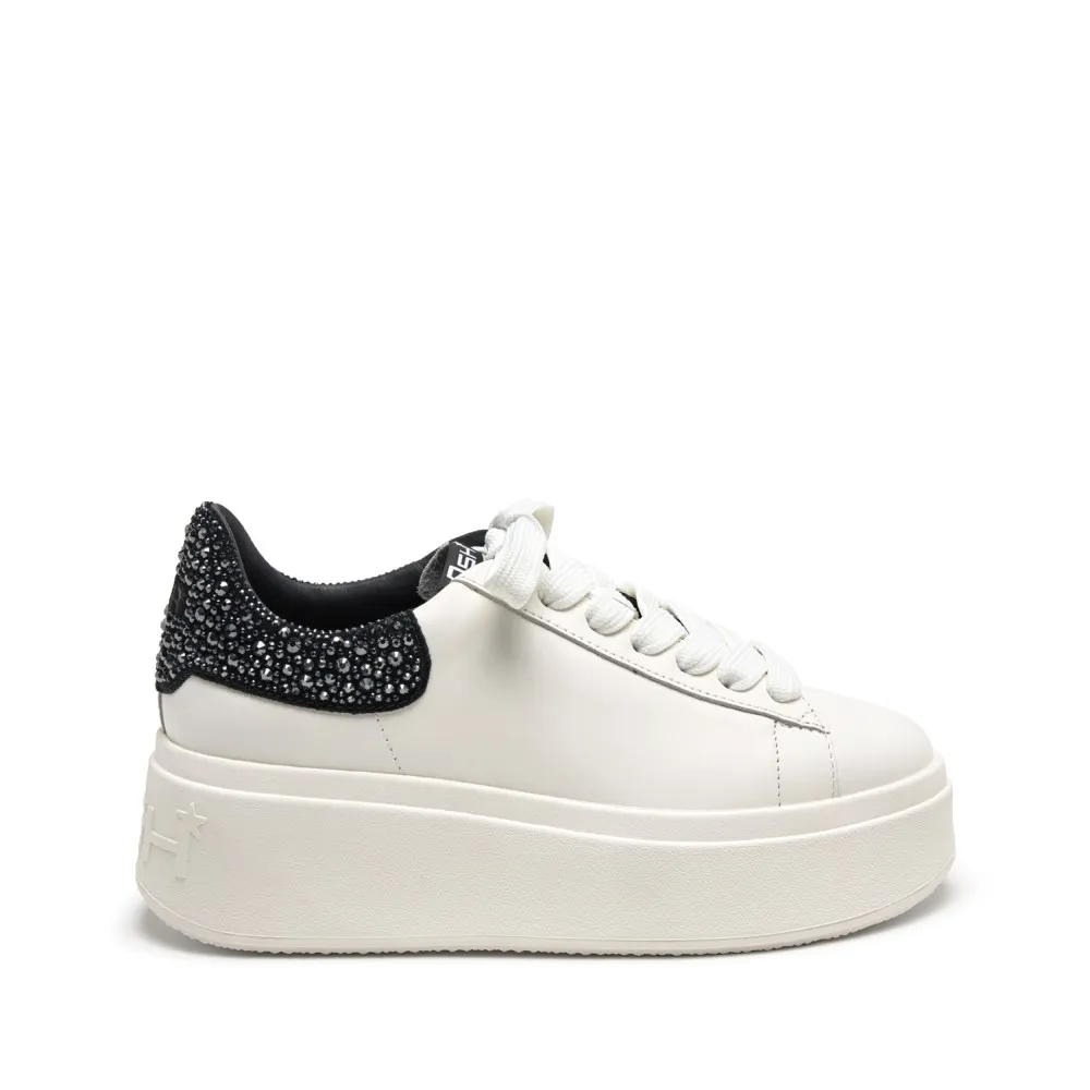 MOBY STRASS Nappa Calf White/Black