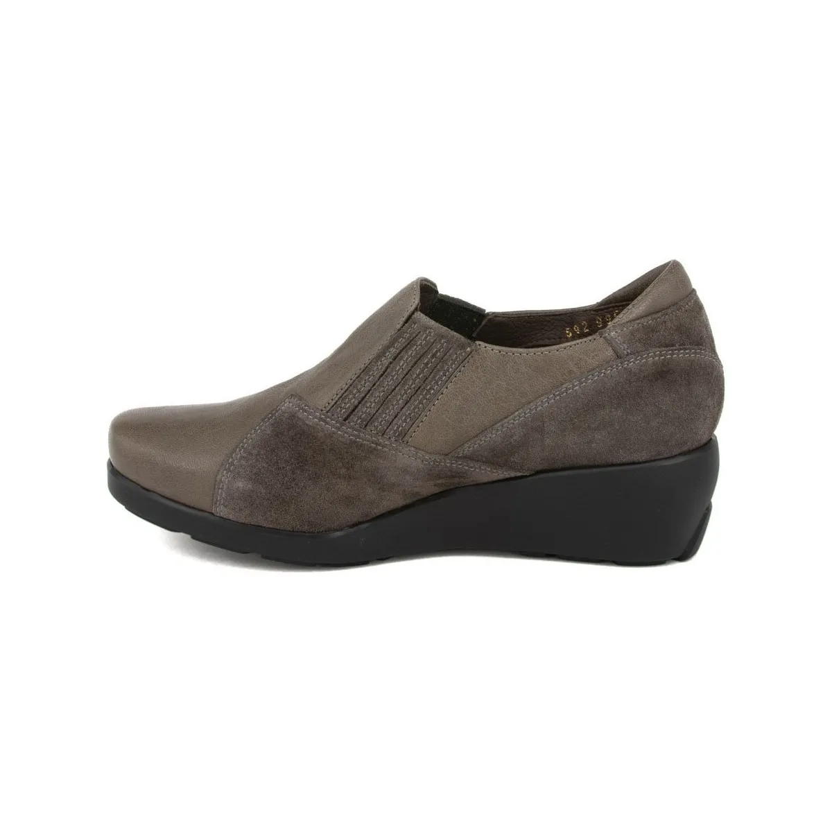 MOCASIN  PIELSERRAJE GRIS