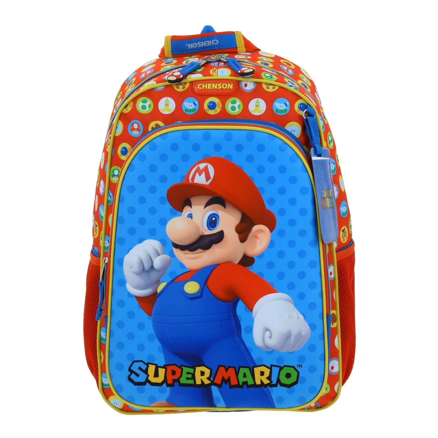 Mochila Azul Mario Bros Grande Para Nio Chenson Amenta