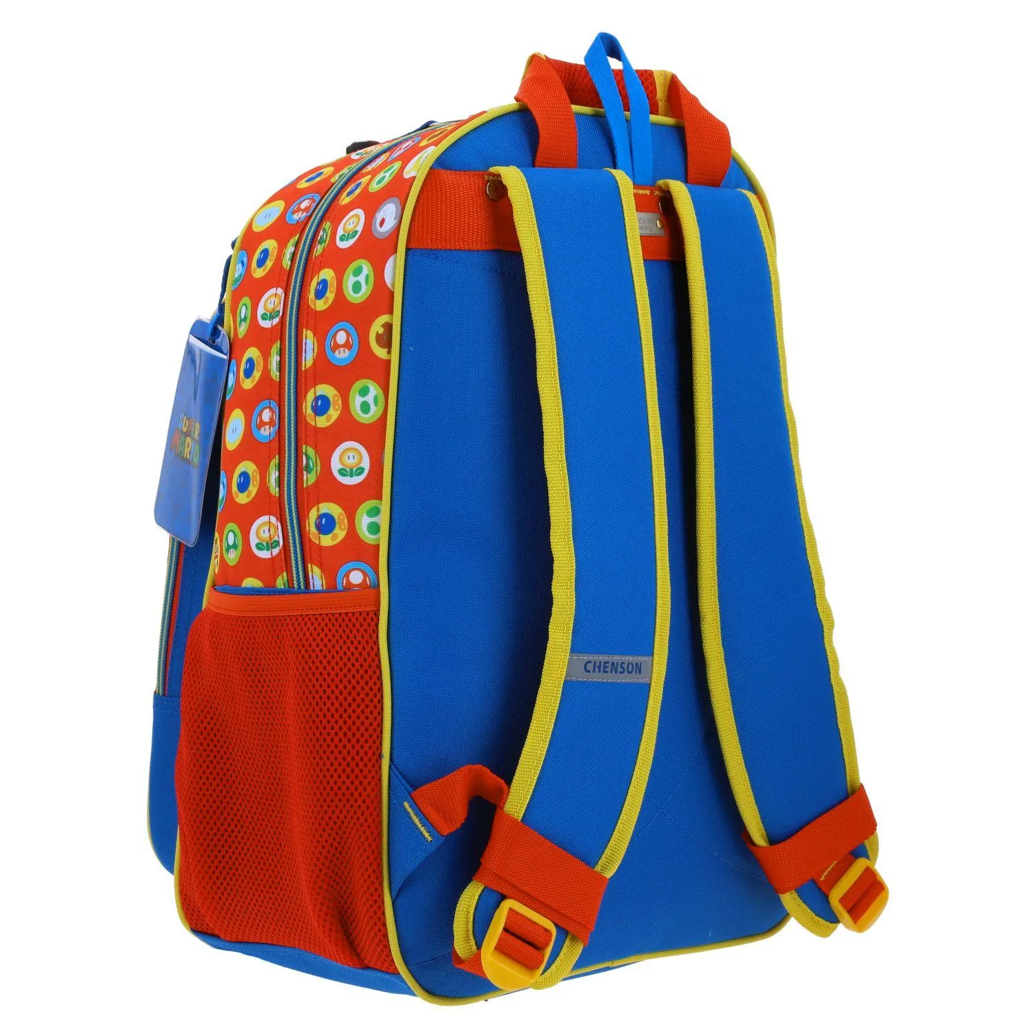 Mochila Azul Mario Bros Grande Para Nio Chenson Amenta