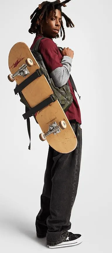 MOCHILA CONVERSE CAMO UTILITY/10026020  A01/PAINT CAMO/CAVE GREEN