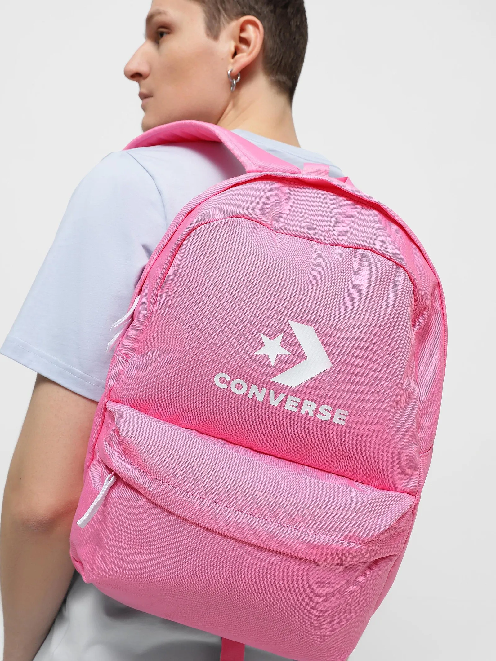 MOCHILA CONVERSE SPEED 3 LARGE LOGO/10025485  A06/OOPS PINK