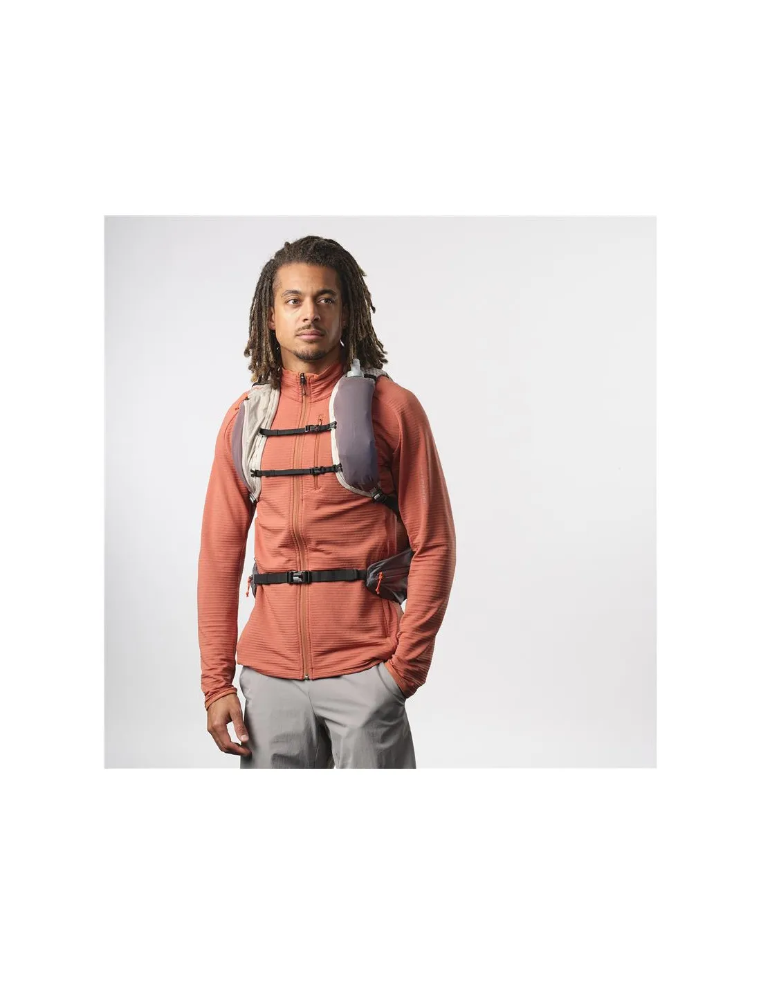 Mochila de Trail Salomon Xt 20 Set Feather Gris Beige