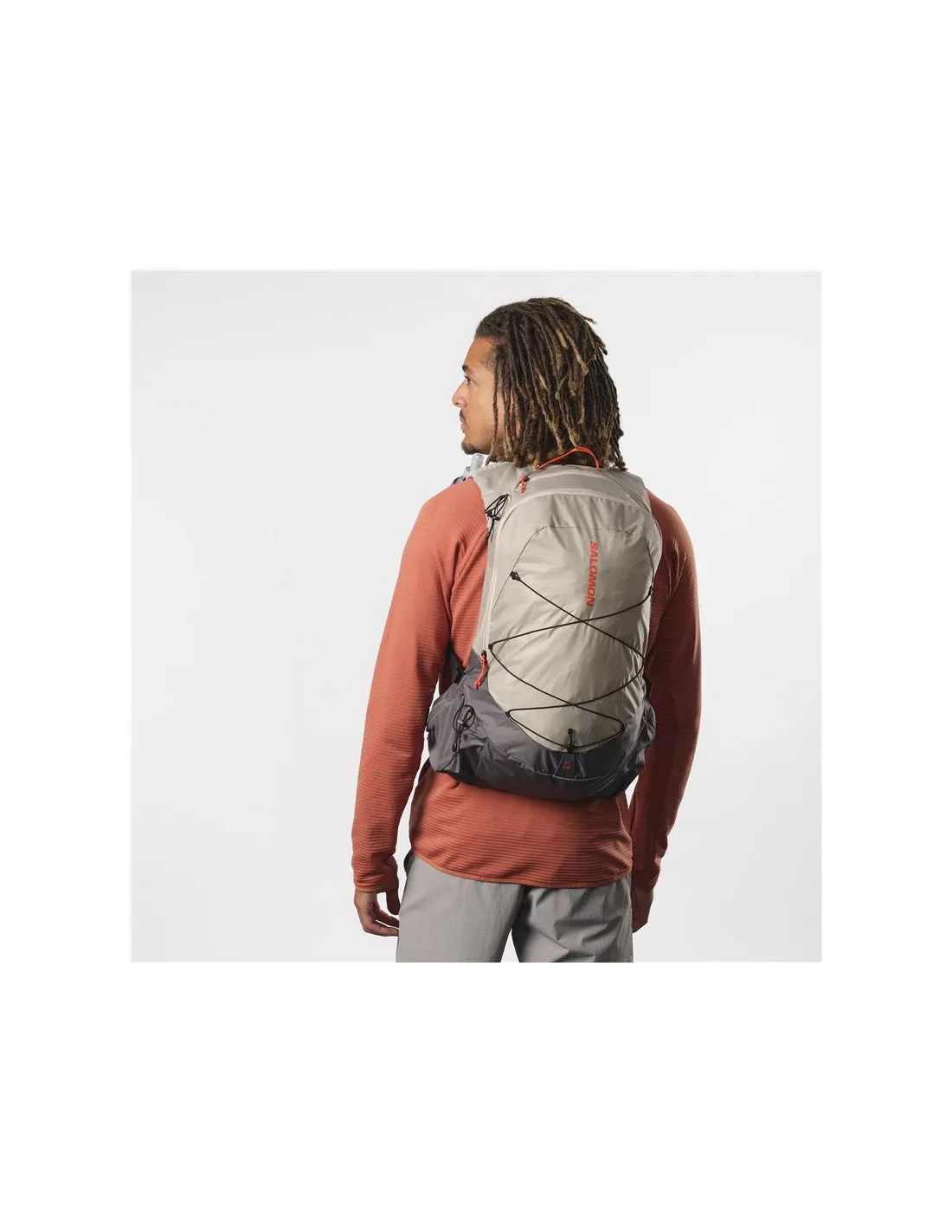 Mochila de Trail Salomon Xt 20 Set Feather Gris Beige