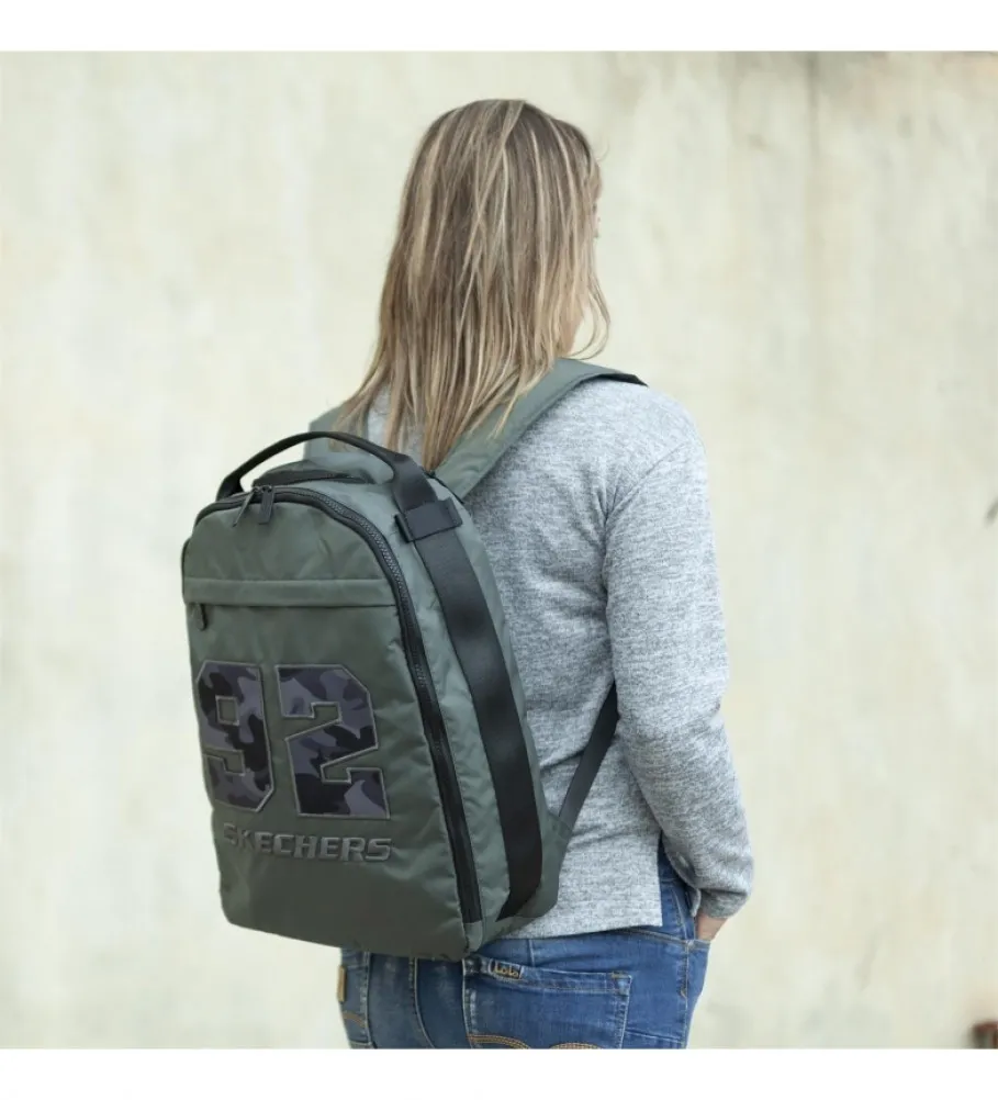 MOCHILA ESCOLAR S988 GRIS 31X42,5X16 CM