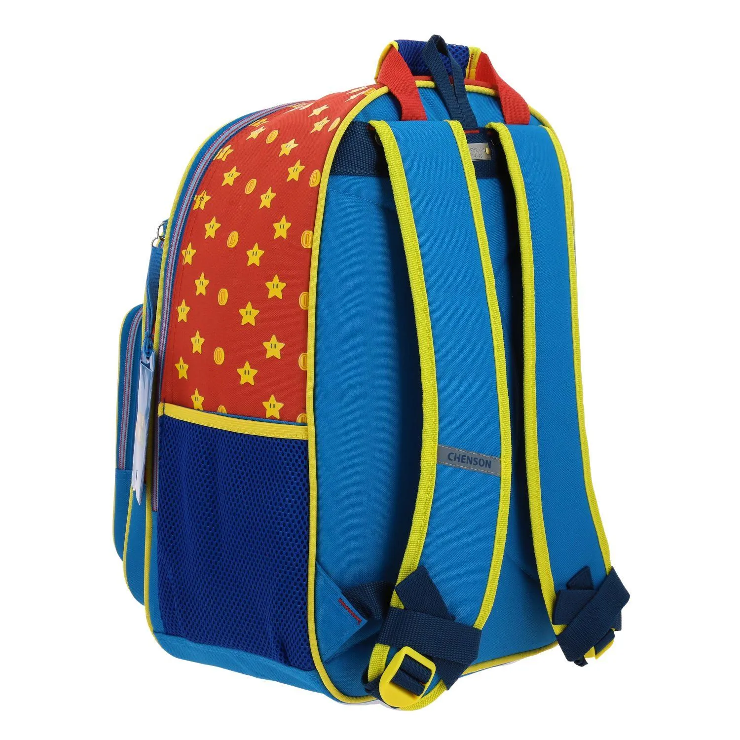 Mochila Grande Para Nio Chenson Mario Bros Azul Myst