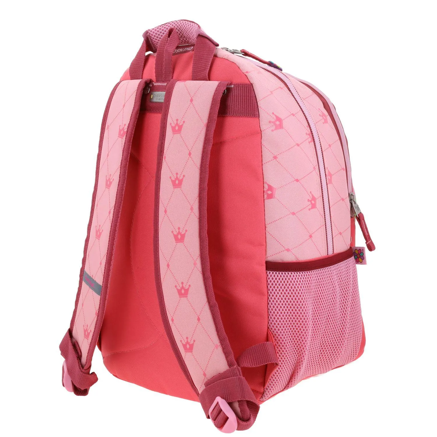 Mochila Rosa Grande Porta Tablet Para Nia Happy Girl By Chenson Cast
