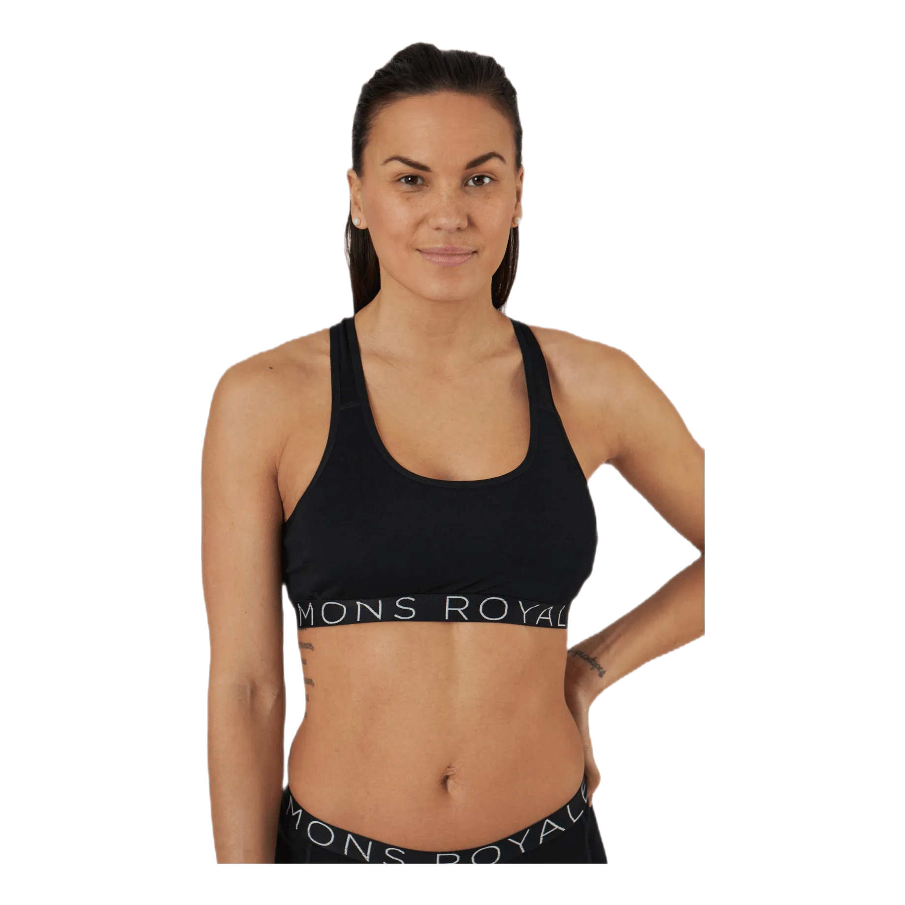 Mons Royale Sierra Sports Bra Black