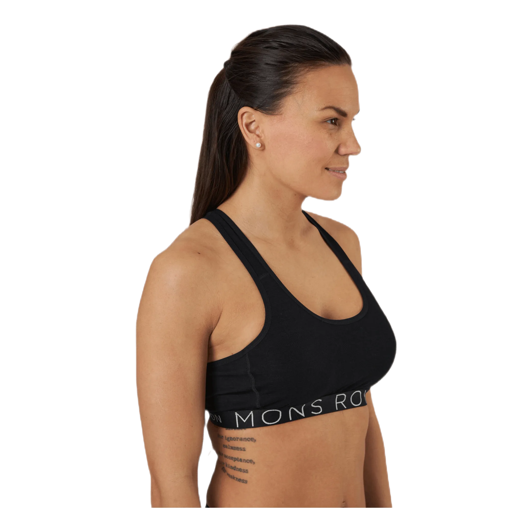 Mons Royale Sierra Sports Bra Black