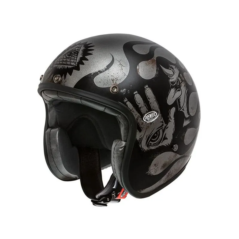 MOTOCICLETA CASCO JET POCO BD17BM  PREMIER